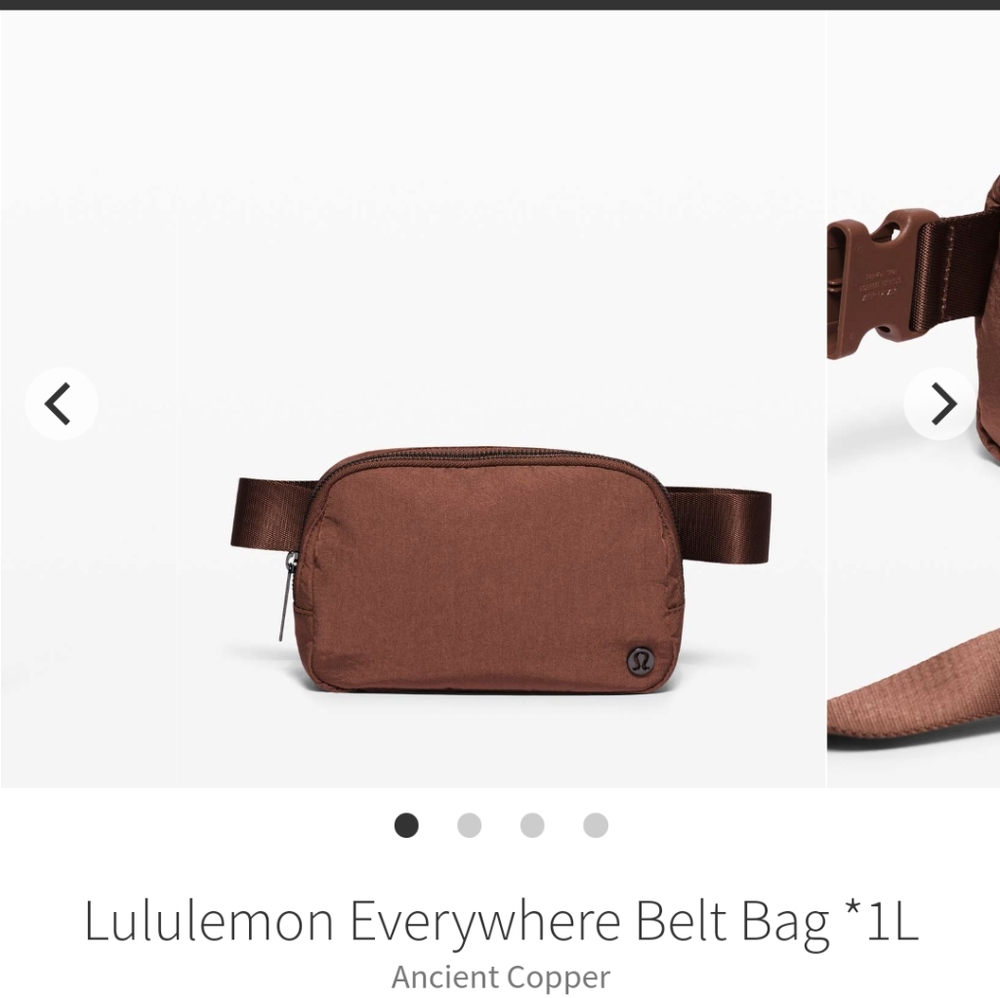 RARE Lululemon Athletica Belt Bag in Copper